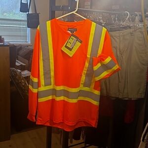 New, Forcefield High Visibility Work Shirt sz. Med.